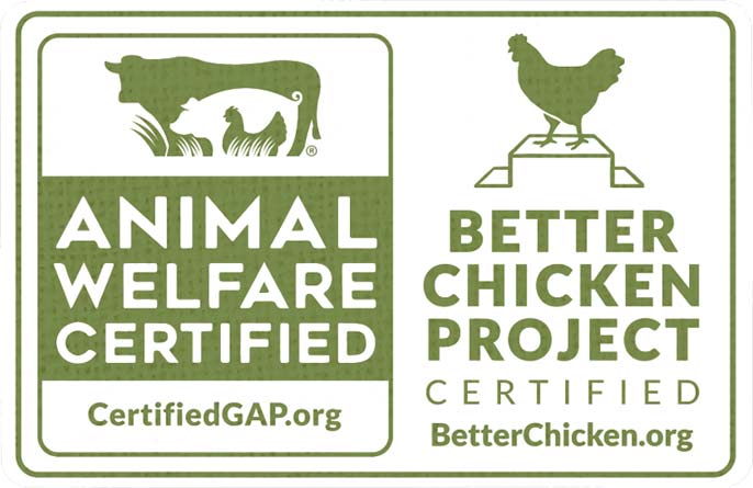 Better Chicken Label - Step 1 - Base Certification