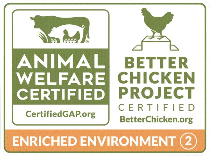 Better Chicken Label - Step 2 - Enriched Environment