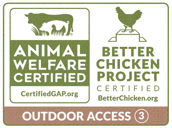 Better Chicken Label - Step 3 - Outdoor Access