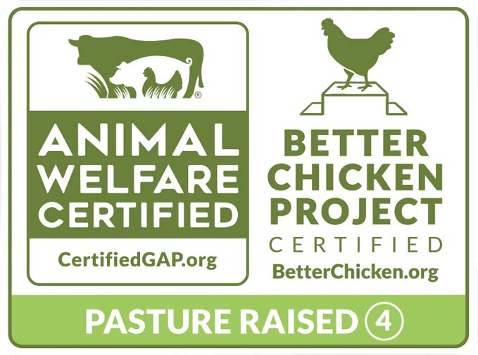 Better Chicken Label - Step 4 - Pasture Raised