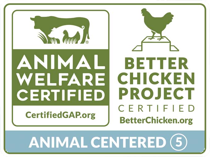 Better Chicken Label - Step 5 - Animal Centered