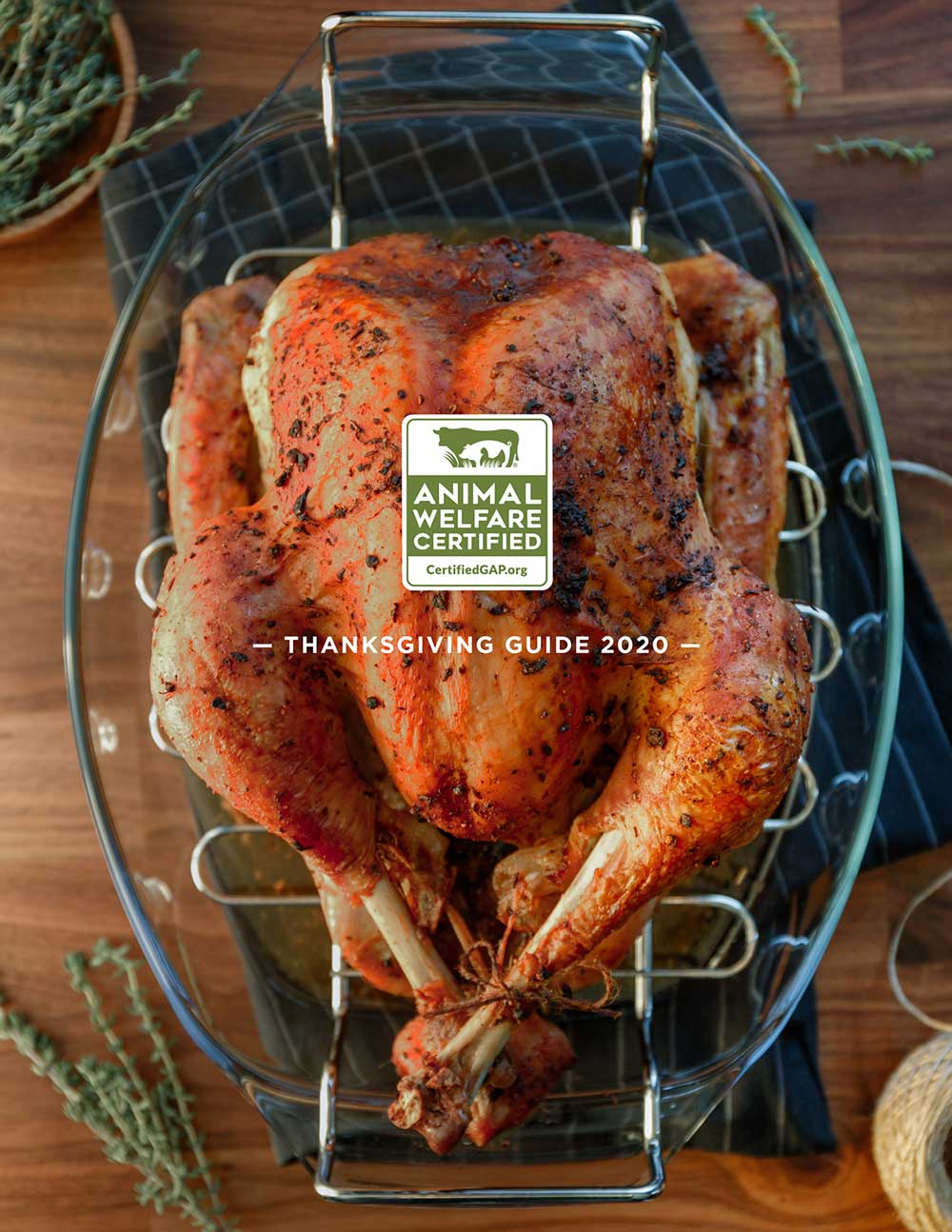 Thanksgiving Guide 2020 Cover - Global Animal Partnership