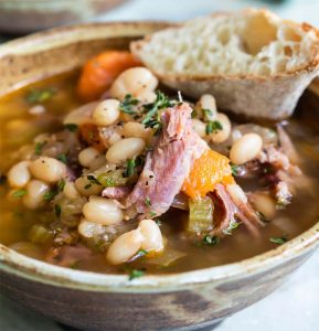 Slow Cooker Ham and Bean Soup - #MakeItGAP Recipe